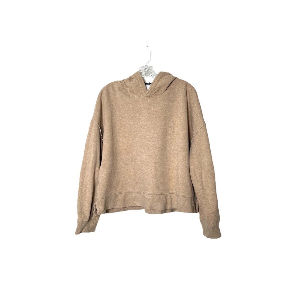 Rails Nico Heathered Camel Cropped Lined Hoodie P… - image 2